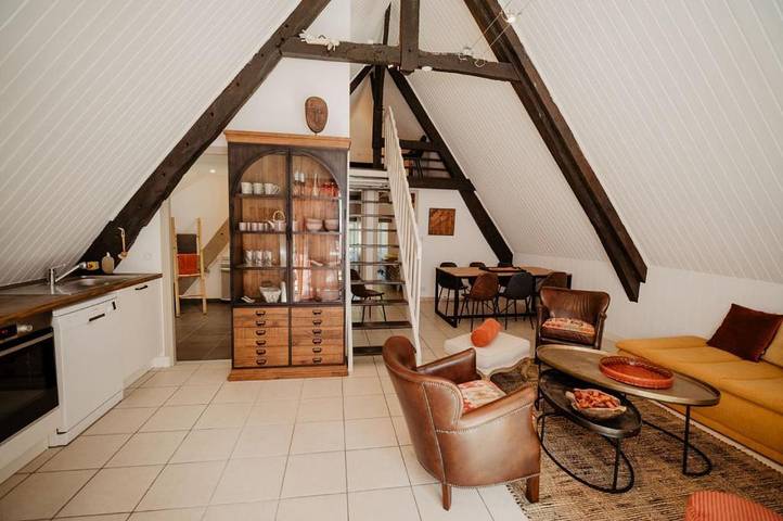 Gîte pour 6 personnes, avec Terrasse et Jardin ainsi que Piscine et Vue à Pluvigner - 4