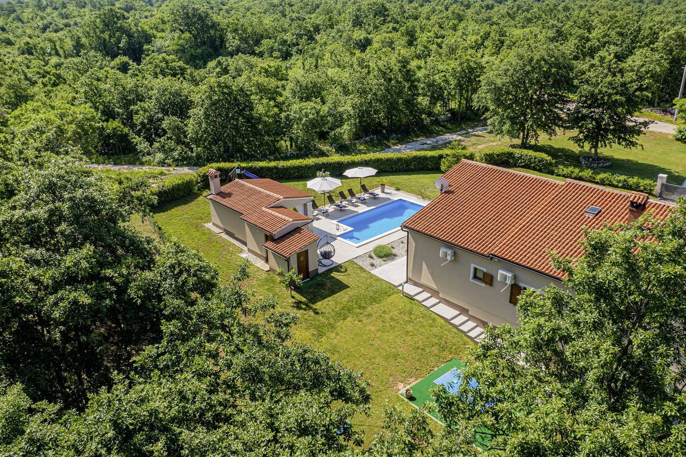 Villa Božac in Cukrići  - Haus für 6 Personen in Jursici, Zentralistrien
