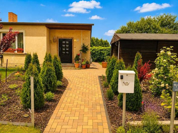 Ferienhaus für 3 Personen, mit Terrasse und Garten sowie Ausblick in Torgelow