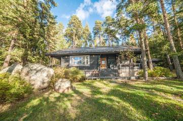 Ferienhaus für 12 Personen, mit Ausblick und Garten sowie Sauna in Südfinnland