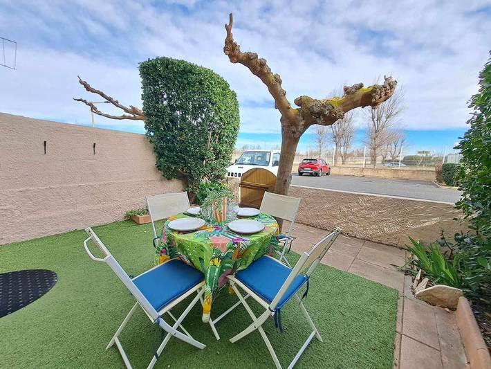 Appartement de vacances pour 4 personnes, avec Balcon ainsi que Terrasse et Jardin dans Marseillan-Plage