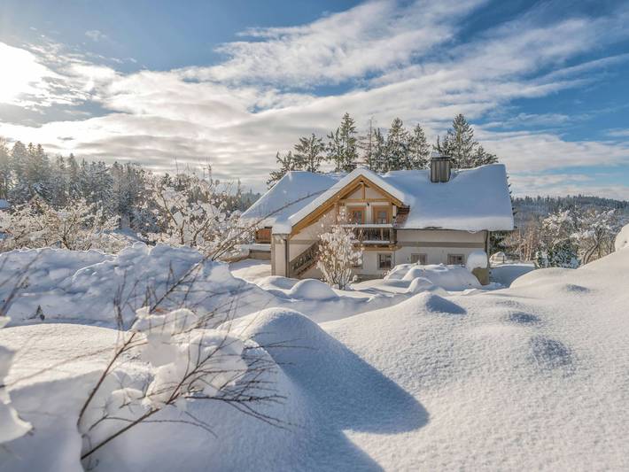Ferienwohnung für 4 Personen, mit Sauna und Balkon sowie Garten in Breitenberg
