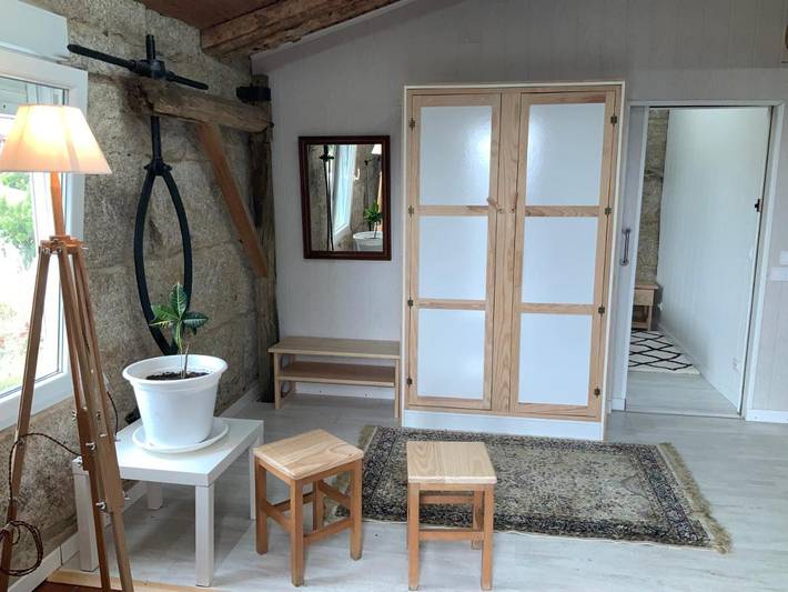 Apartamento para 2 personas, con vistas y jardín, Se admiten mascotas en Muros (Galicia)