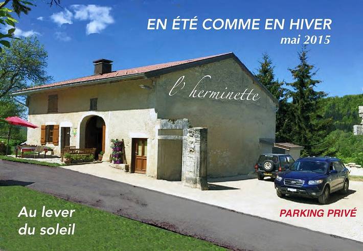Gîte pour 6 personnes, avec Terrasse ainsi que Jardin et Vue