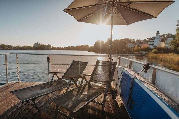Hausboot für 4 Personen, mit Seeblick und Terrasse in Brandenburg - 4