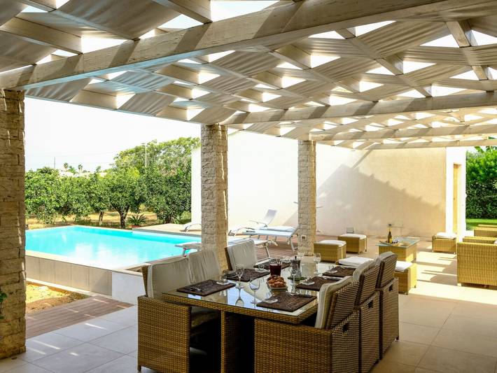 Location de vacances pour 11 personnes, avec jardin et piscine à Marsala - 3