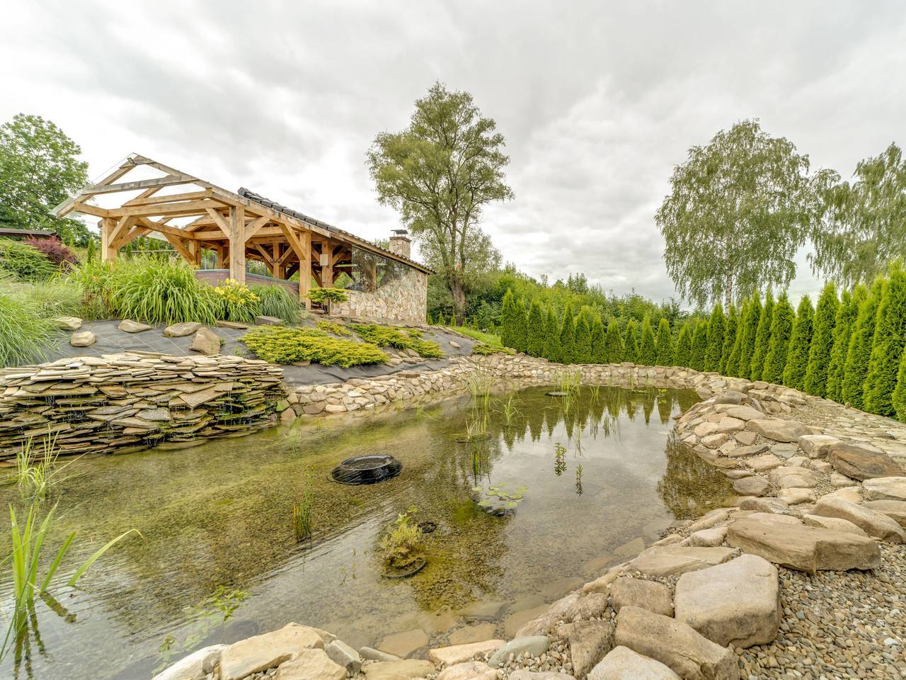 Bieszczady Chata in Karpaten (Polen)