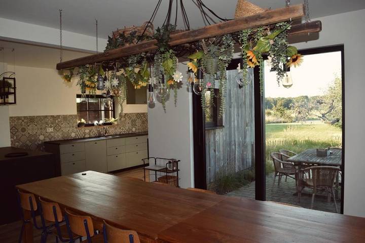 Maison de vacances pour 12 personnes, avec Terrasse ainsi que Jardin et Vue à Oud-Turnhout