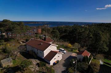 Ferienwohnung für 4 Personen, mit Terrasse und Ausblick in Grimstad