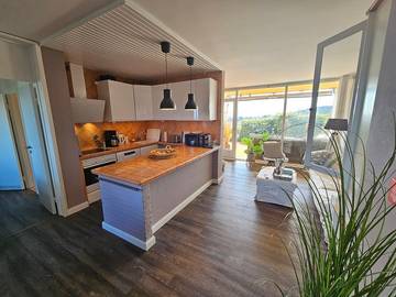 Ferienwohnung für 4 Personen, mit Ausblick und Terrasse an der Ostsee Schleswig-Holstein