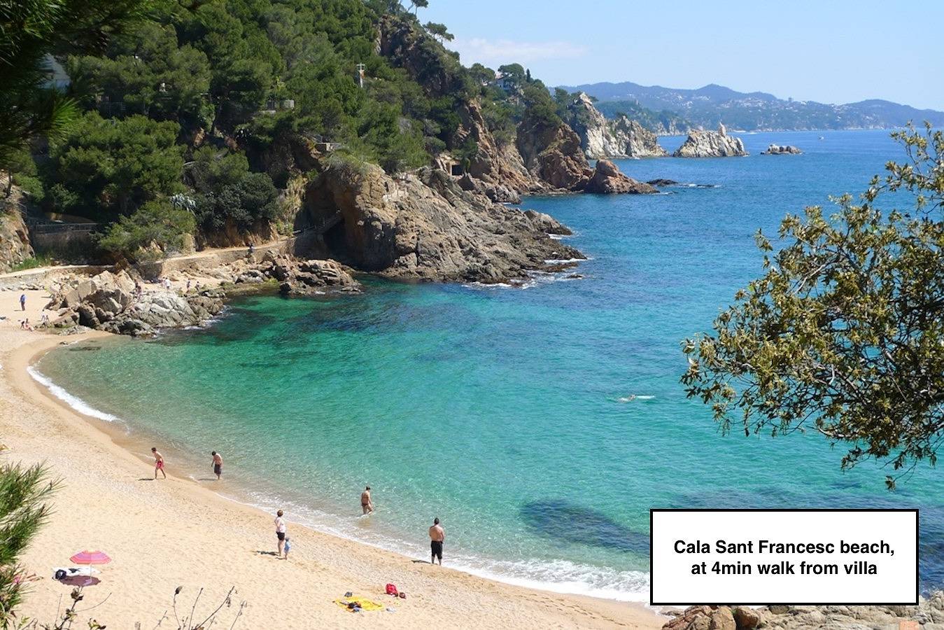 Villa Las Brisas in Cala San Francisco, Blanes