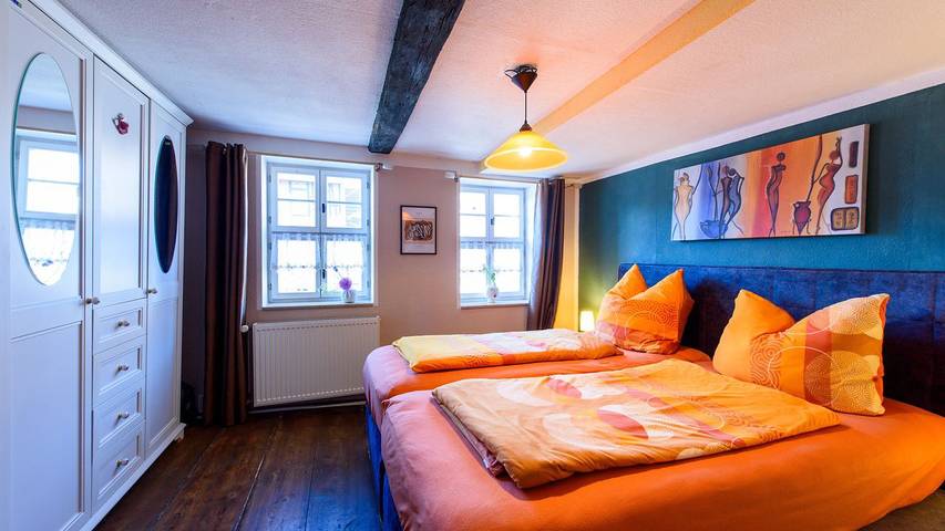 Ferienwohnung für 4 Personen, mit Garten in Adventsstadt Quedlinburg