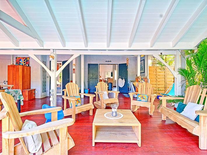 Appartement de vacances pour 6 personnes, avec terrasse et piscine dans Saint Martin