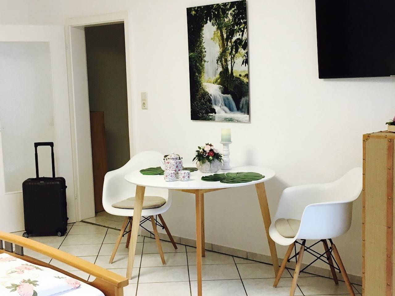 Ganze Ferienwohnung, Bodenseeblick Apartmenthaus Zahler - Ferienwohnungen Zahler, 38qm, 1 Wohn-/ Schlafzimmer, max. 2 Personen in Konstanz, Obersee (Bodensee)