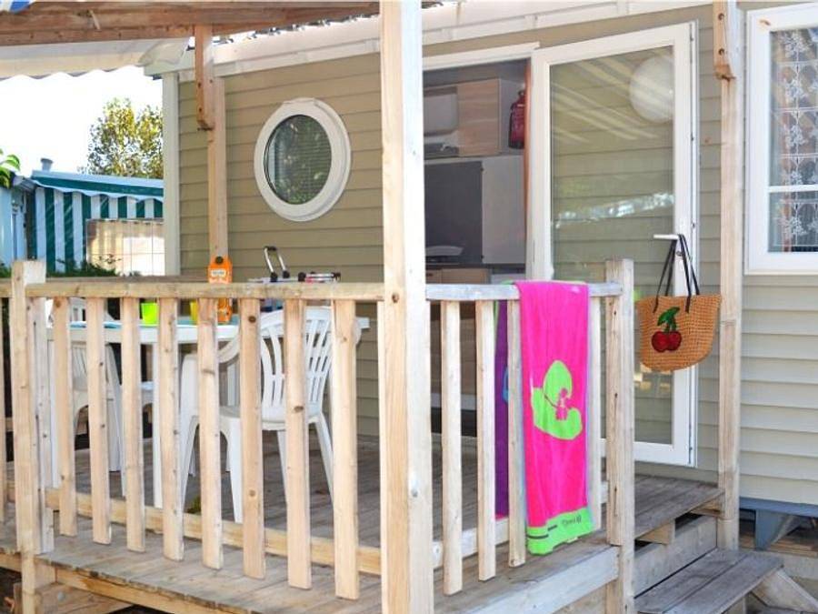Camping Les Pirons  - Mobilheim 4 personen - Mobilheim Cocoon 4 Personen 1 Zimmer 16m² in Château-d'Olonne, Les Sables-d'Olonne