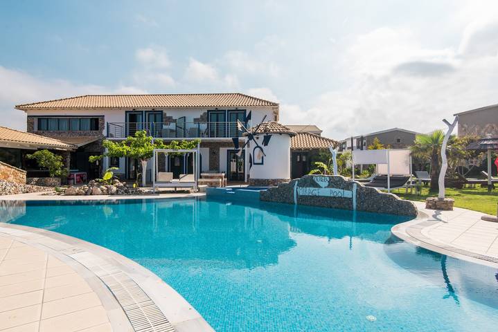 Hel studio-lejlighed, Studio for 3 personer med balkon in Arillas, Korfu