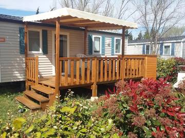 Camping pour 4 personnes, avec jardin et terrasse, animaux acceptés à Sigean