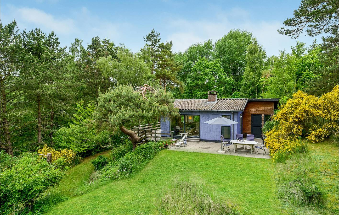 Casa de vacaciones para 4 personas con jardín in Kulhuse, Región de Frederikssund