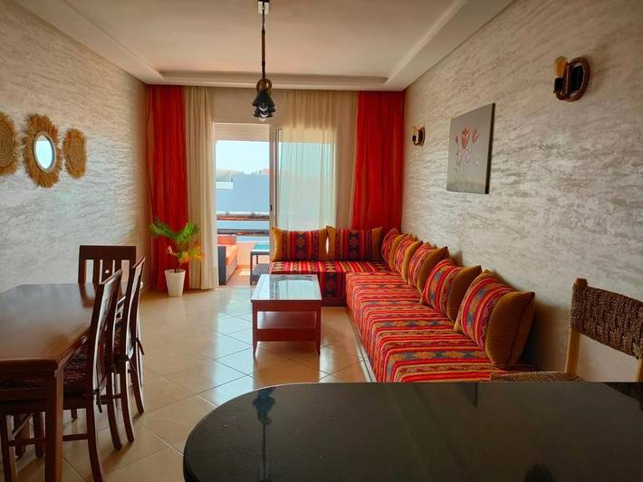 Gîte pour 6 personnes, avec vue et terrasse ainsi que piscine et jardin dans Sidi Rahal - 2