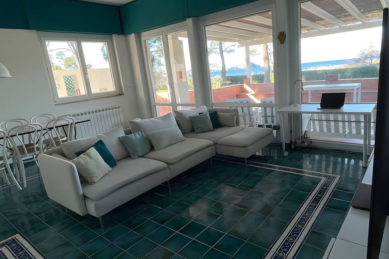 Villa surrounded by greenery with spectacular views of the Gulf of Portoferraio in Portoferraio, Elba