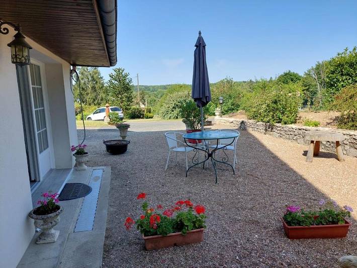 Maison de vacances pour 4 personnes, avec vue et jardin