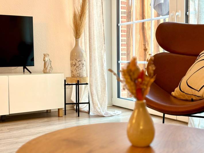 Ferienwohnung für 2 Personen, mit Ausblick und Terrasse sowie Sauna und Garten im Oldenburger Münsterland - 4