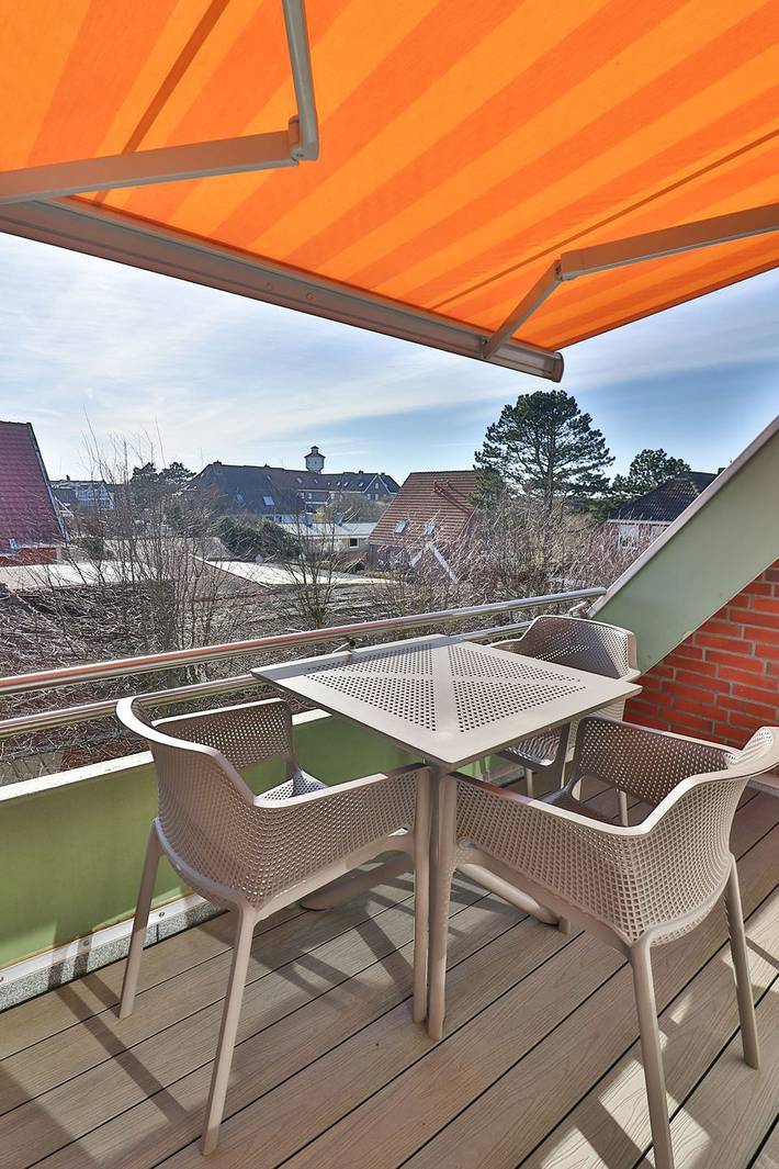 Ferienwohnung für 4 Personen, mit Balkon und Balkon/Terrasse auf Langeoog - 4