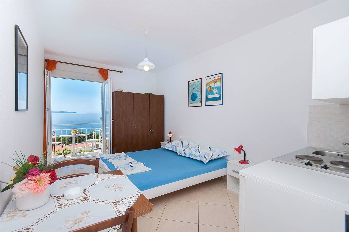 Gehele studio, Apartments Zorka in Ratac, Tučepi
