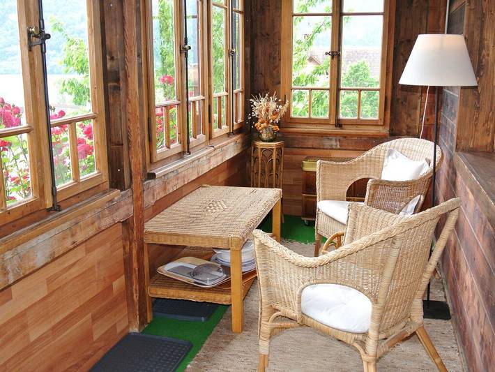 Ferienhaus für 9 Personen, mit Balkon und Terrasse sowie Garten und Sauna in Brienz - 3