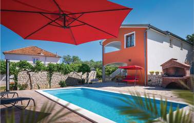 Ferienhaus für 12 Personen, mit Terrasse und Pool auf Pasman