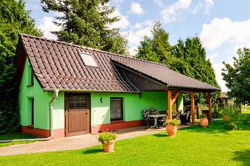 Ferienhaus für 5 Personen, mit Garten am Plauer See