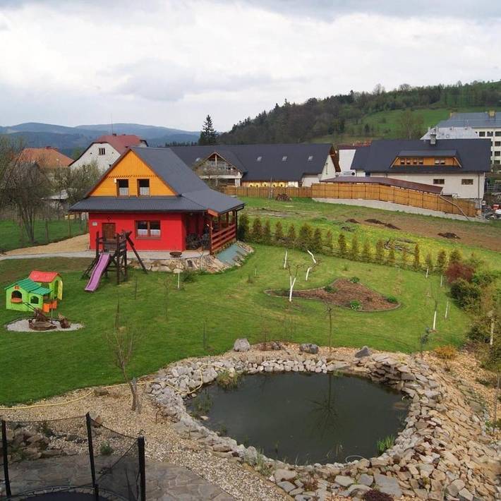 Willa dla 10 osób, z widok i ogród, zwierzęta dozwolone w Istebna