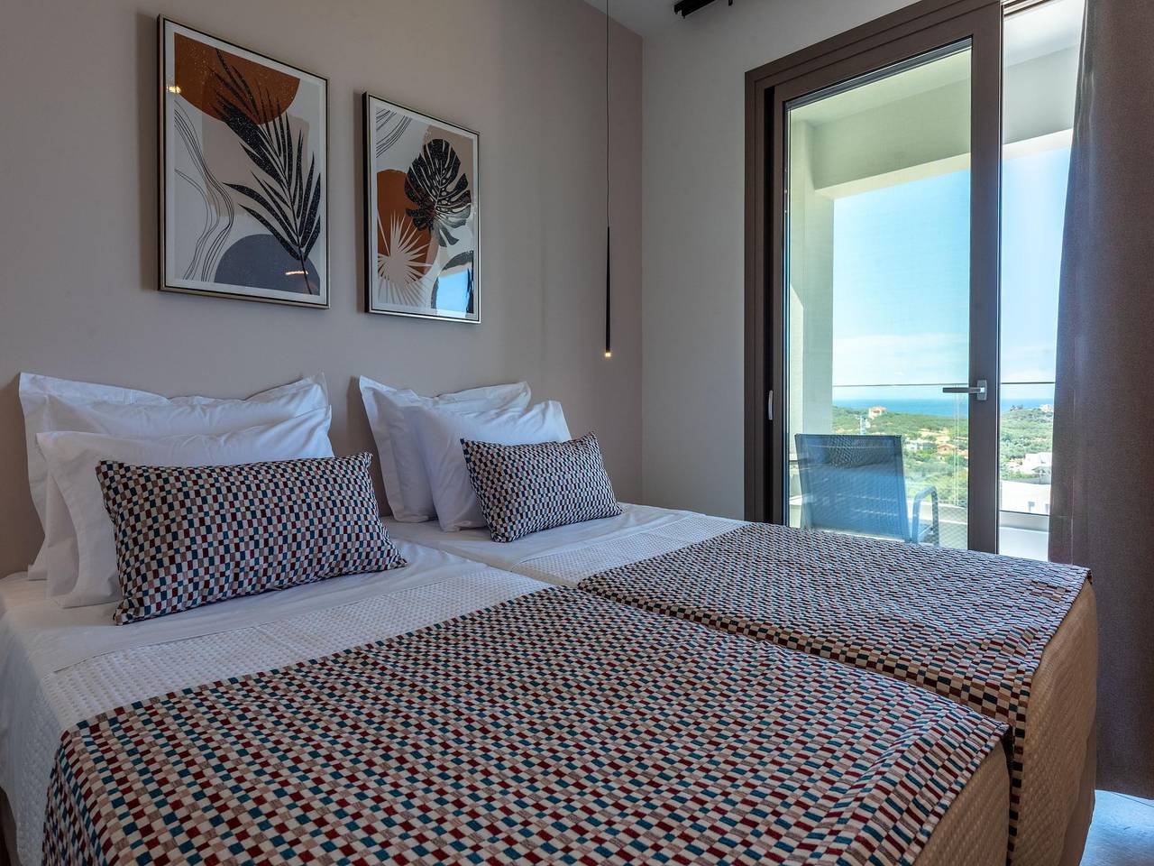 Villa auf Kreta mit Meerblick und Pool in Rethymno und Umgebung