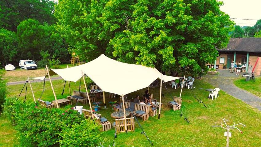Camping pour 2 personnes, avec Terrasse et Jardin