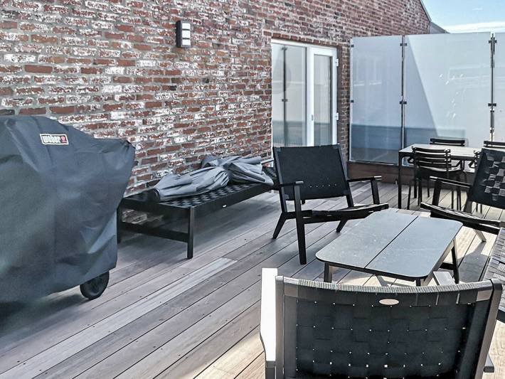 Ferienwohnung für 6 Personen, mit Sauna und Whirlpool sowie Terrasse, kinderfreundlich in Søndervig