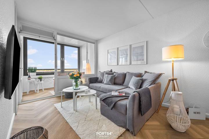Ferienwohnung für 4 Personen, mit Balkon und Balkon/Terrasse sowie Garten und Ausblick in Wendtorf