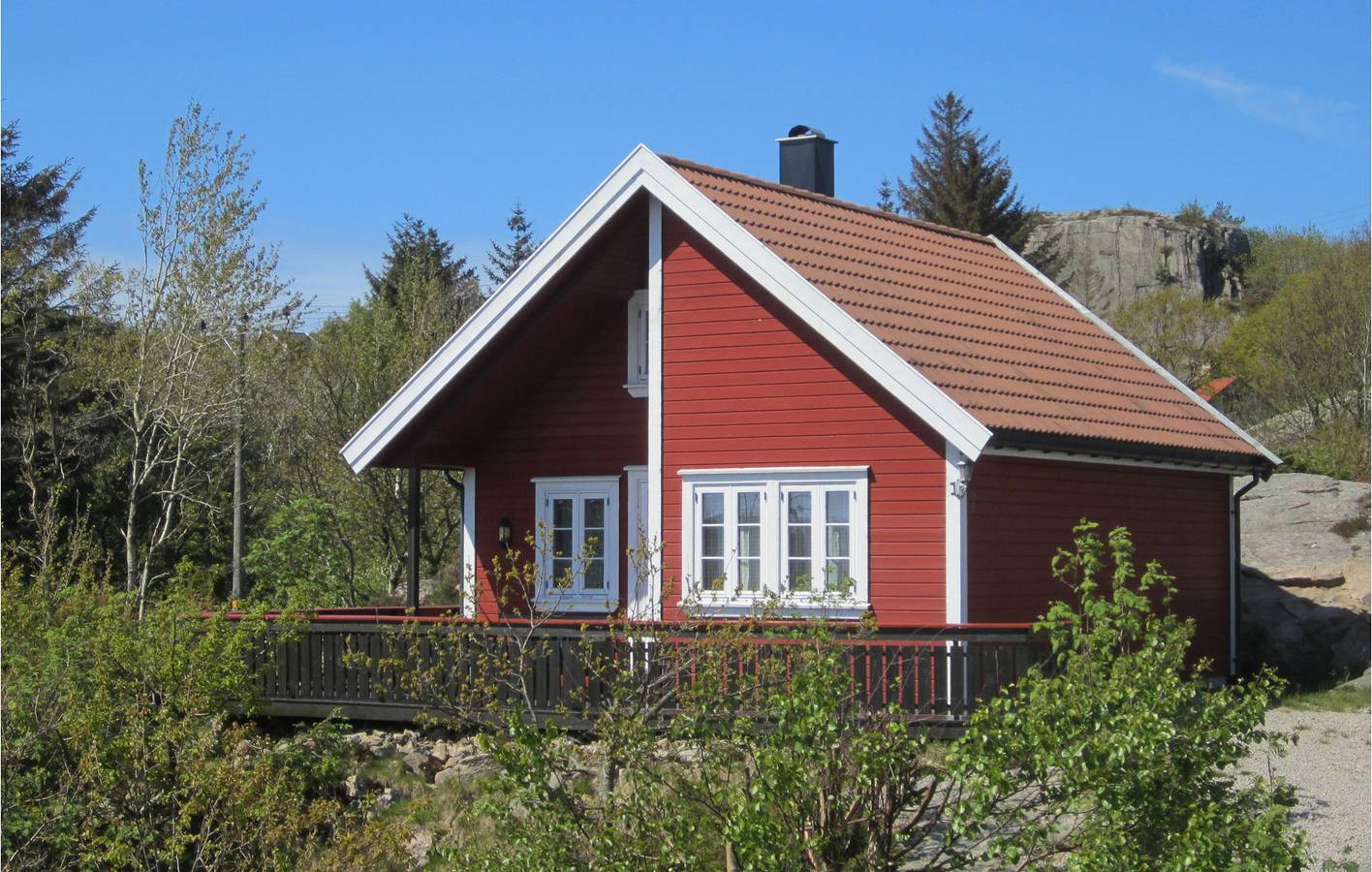Feriehus for 10 personer med terrasse in Lindesnes 