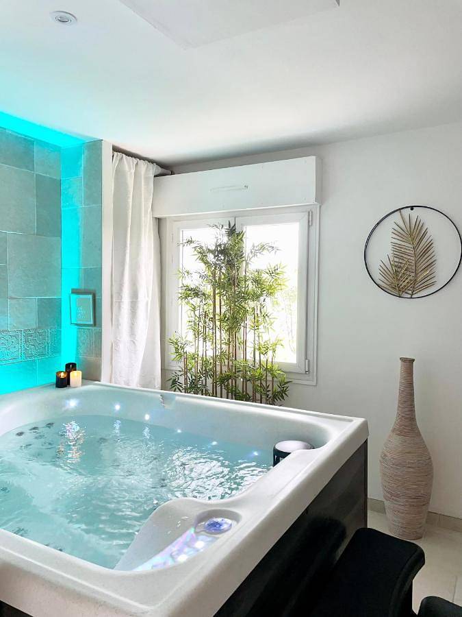 Location de vacances pour 4 personnes, avec Jacuzzi et Jardin ainsi que Sauna et Vue à Germigny-des-Prés