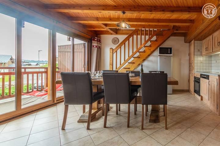 Gîte pour 6 personnes, avec terrasse à Les Saisies - 4