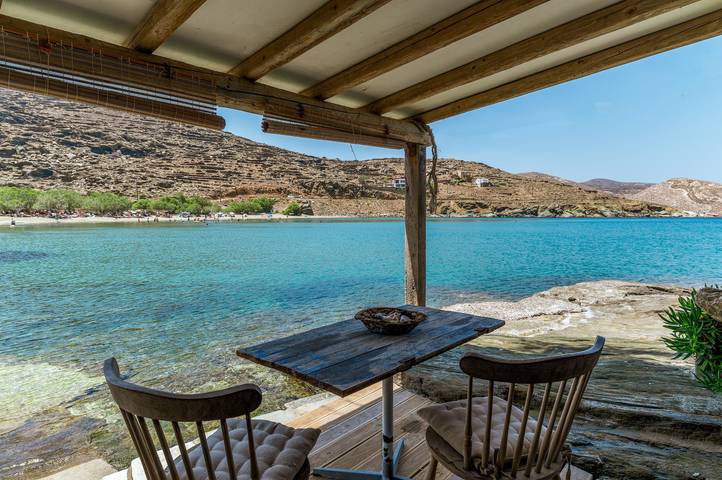 Holiday Home 'The Fishermans Experience' with Sea View, Private Terrace and Balcony in Rocharis, Tinos