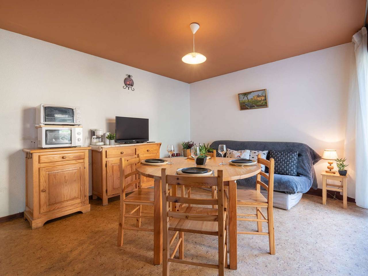 Ganze Wohnung, Apartment für 4 mit Terrasse und Parkplatz in Saint Lary in Saint-Lary-Soulan, Nationalpark Pyrenäen