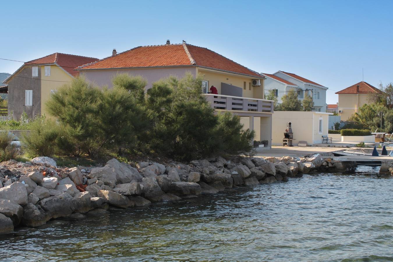 Ganze Wohnung, 2-Zimmer-Ferienwohnung mit Terrasse und Meerblick Nevidane, Pasman A-8453-b in Nevidane, Pasman