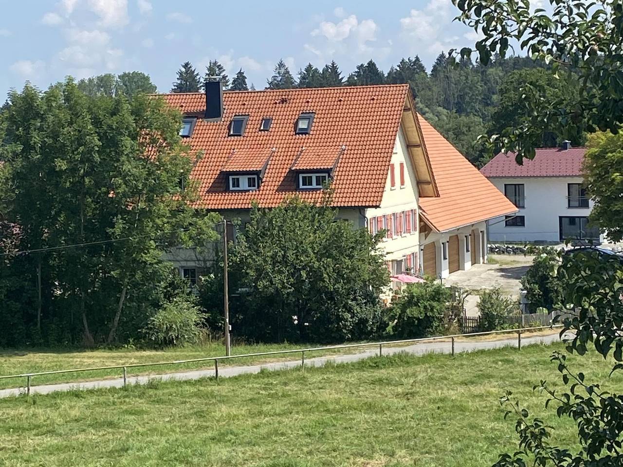 Ganze Ferienwohnung, Ferienhof Weber Nieratz - Ferienwohnung Bergblick in Wangen, Region Bodensee-Oberschwaben