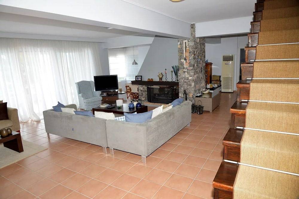 This Villa is in a very quite place of the village.There is an excellent seaview in Theologos, Fthiotida