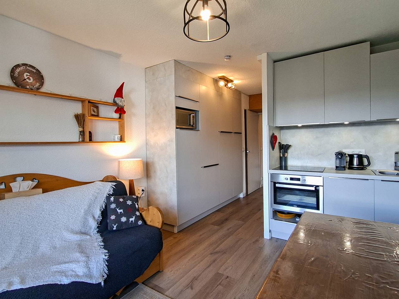 Ganzes Studio, Renoviertes Studio mit Kabine und Balkon im Zentrum von Flaine in Flaine, Arâches-la-Frasse