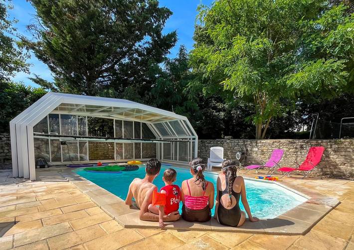 Gîte pour 4 personnes, avec terrasse ainsi que jardin et piscine à Vienne (France) - 4