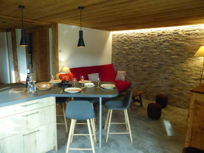Gîte pour 6 personnes, avec terrasse en Haute-Savoie