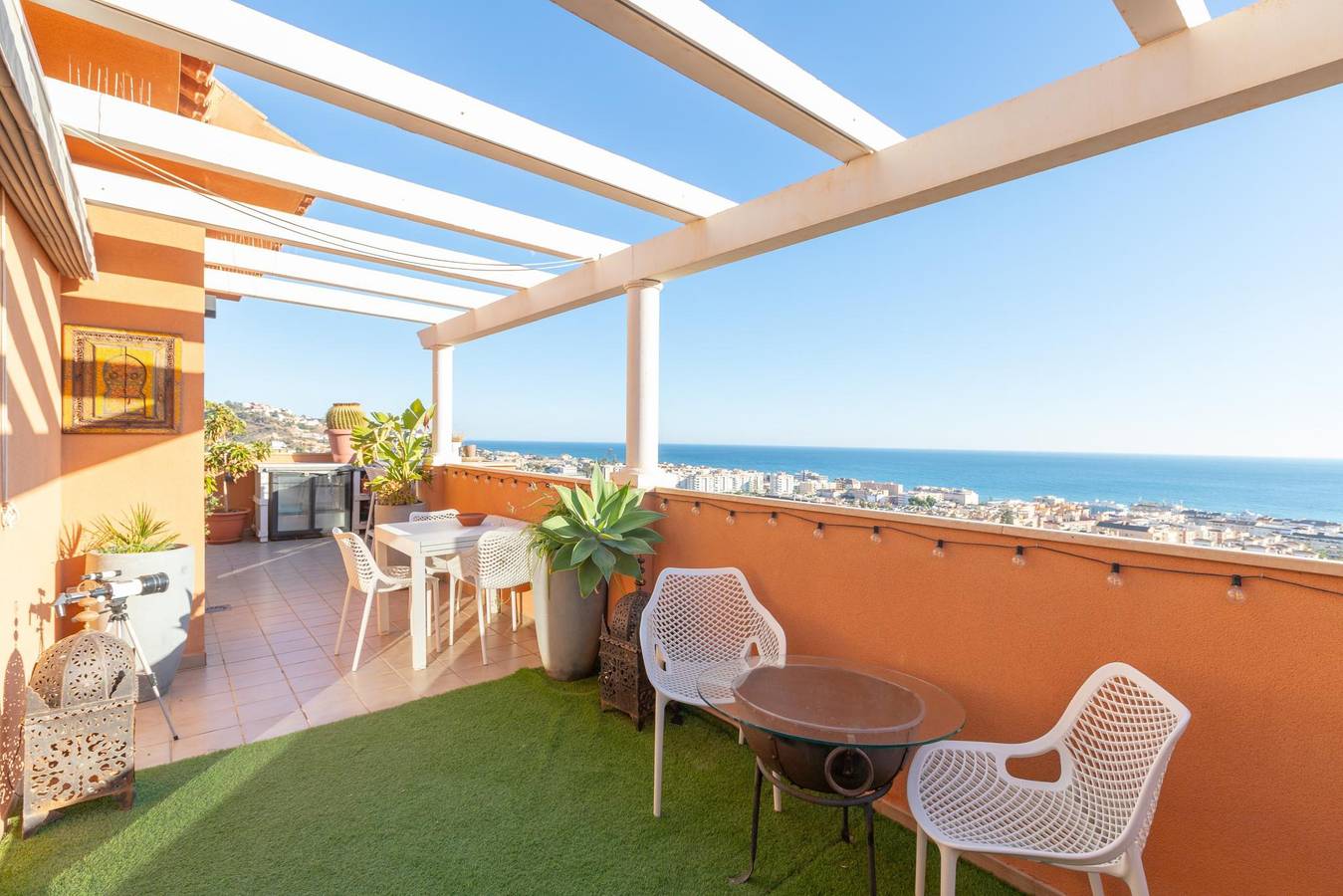 Ganze Ferienwohnung, Atico Gran Sol   - Spektakuläres Penthouse mit Meerblick - Kostenloses W-Lan. in Rincón de la Victoria, Costa del Sol