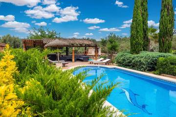 Villa in Sencelles, Mallorca Inselmitte für 9 