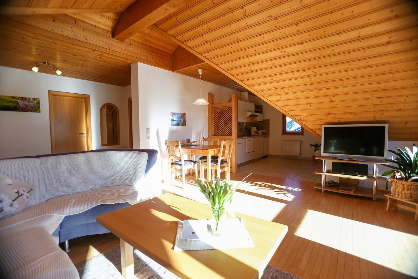 Ganze Wohnung, Ferienwohnung Fichte" mit Bergblick, Balkon und Wlan in Suedlicher Schwarzwald, Bernau im Schwarzwald